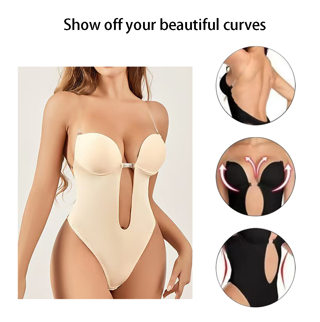 Kaymaz Yapışkanlı Sırtı Açık V - Plunge Bra Push Up incelemesi ve fiyatı